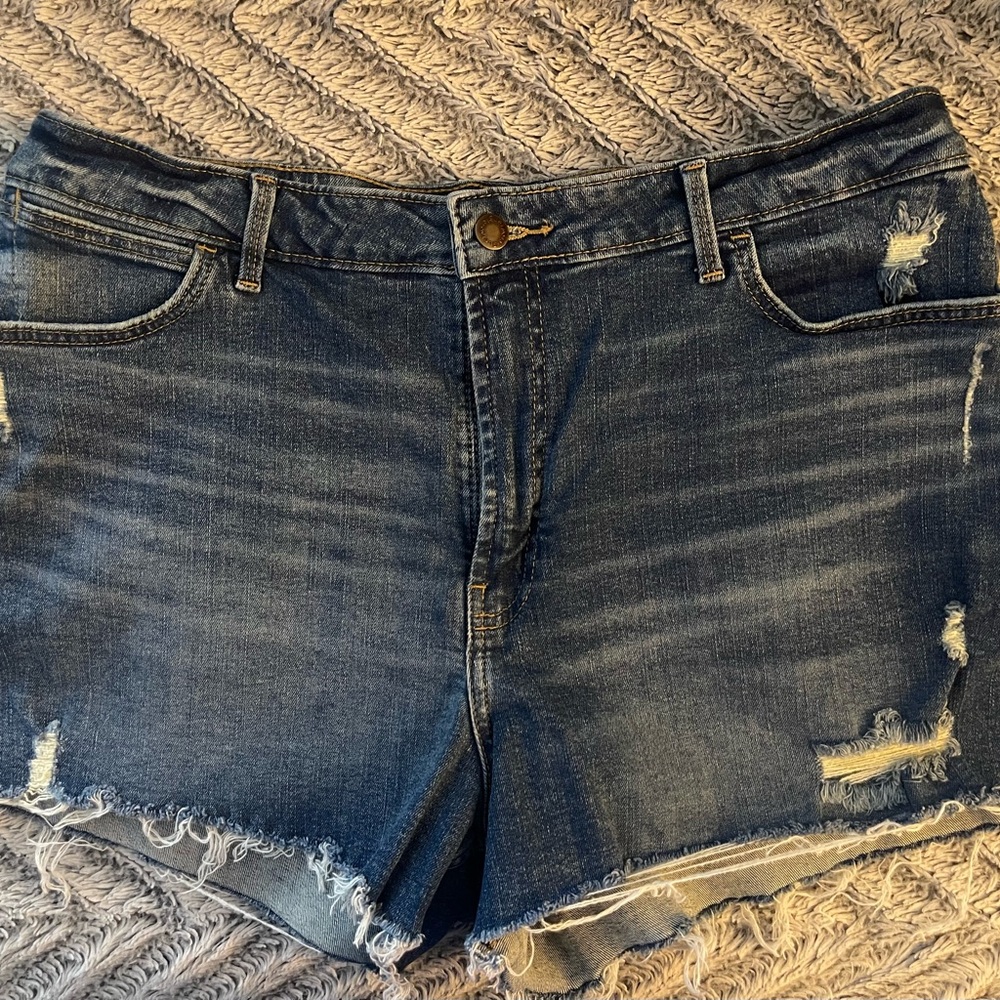Denim Distressed Women's Shorts